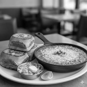 Cheese Pav Bhaji (3 Pav)