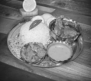 The Bypass Dhaba Special Maharaja Chicken Thali