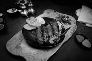 Chicken Reshmi Seekh Kabab
