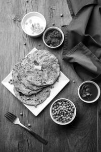 Green Mirchi Parantha