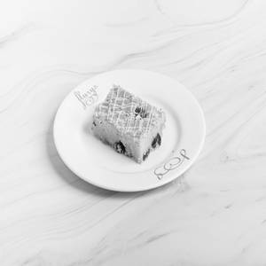 White Chocolate and Cranberry Brownie