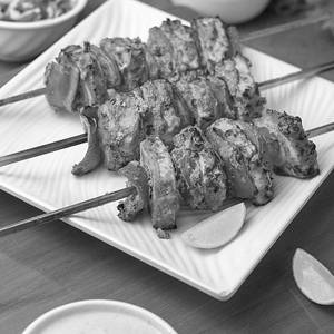 Paneer Tikka Lesuni Dry