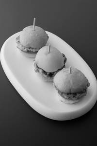 Mini Slider Buns (chicken Tawa Kebab)