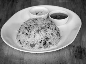 Chicken Fried Rice + Chicken Curry