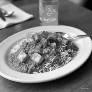 Jeera Rice With Paneer Butter Masala
