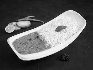 Dal Fry With Steamed Rice Bowll