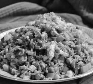 Double egg fried rice