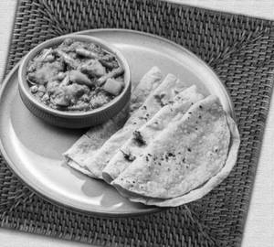 Wheat Chapati Curry