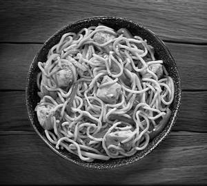 Double egg chicken noodles