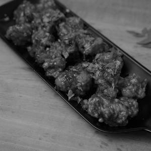 Mushroom Manchurian Dry