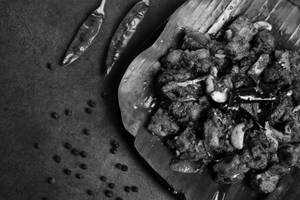 Mutton Pepper Sukka (boneless)