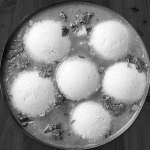 Mini Ghee Sambar Idli