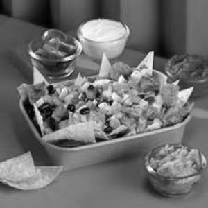 Cheese Schezwan Nachos