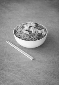 Egg Singapore Noodles 