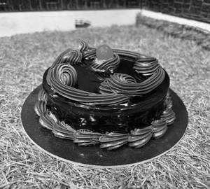 Brownie Truffle Cake