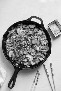 Veg Fried Rice In Teriyaki Sauce
