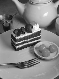 Eggless Black Forest Pastry