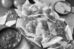 Veg Saucy Nachos