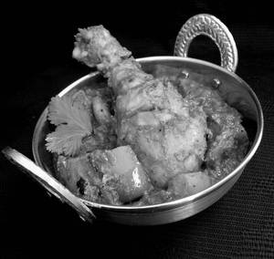 Kadai Chicken Curry W/b