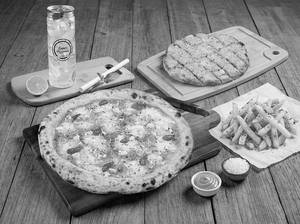 Veg Pizza Garlic Bread Combo