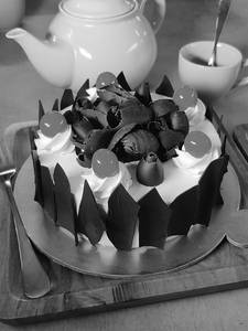 Cake Black Forest Eggless
