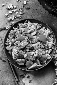Non Veg Fried Rice In Kung Pao Sauce