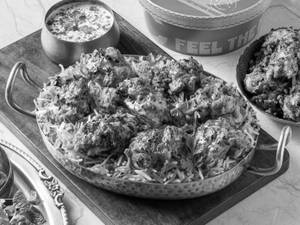 Afghani Chicken 2x Protein Biryani Bowl (350 Gms)