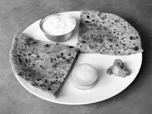 Aloo Paratha And Dahi