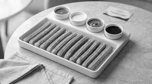 Large Churro Dippers With 4 Basic Dips
