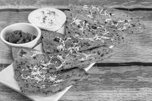 Paneer Paratha And Dahi