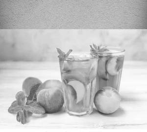 Peach iced tea