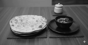 Lachha paratha + chicken kasa