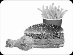 Burger meal