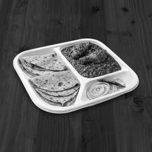 Chicken masala and paratha [3 pieces]
