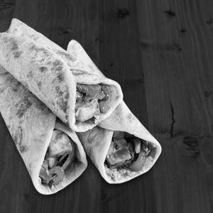 Achari paneer tikka roll