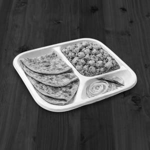 Aloo jeera and paratha [3 pieces]