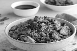 Chicken Brown Garlic Rice