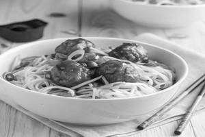 Veg Manchurian Noodles