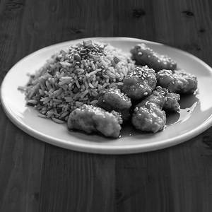 Chilli Chicken with Fried Rice