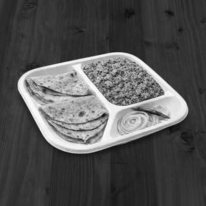 Egg bhurji and roti [4 pieces]