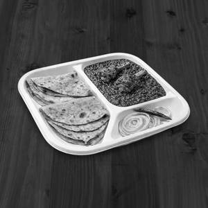 Mutton masala and roti [4 pieces]