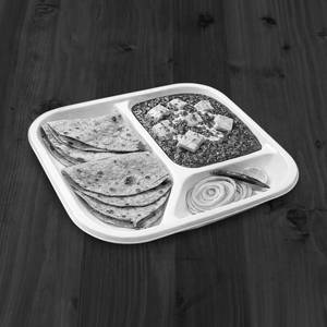 Palak paneer and roti [4 pieces]