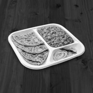 Egg bhurji and paratha [3 pieces]