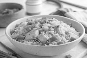 Chicken Singapore Fried Rice
