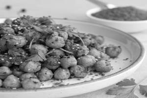 Chana Garlic Fry