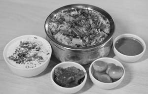 Vegetable Biryani (served With Raita)