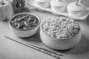 Veg Manchurian Fried Rice