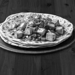 Laccha Paratha with Kadhai Paneer