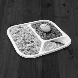 Egg masala + rice + chutney [1 piece]