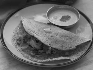 Ragi Masala Dosa